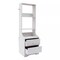 Modern Nightstand Storage Table Organizer w/ 2 Drawers For Bedroom Living Room